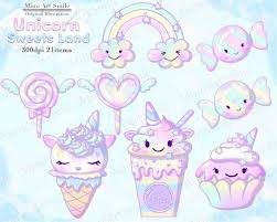 Maybe you would like to learn more about one of these? Unicorn Sweets Land Clipartbaby Unicorn Clip Artchibi Etsy Chibi Unicorn Cute Doodles Clip Art