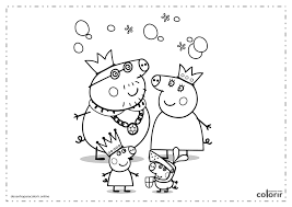 Peppa Pig Para Colorear Grande