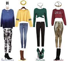 Hogwarts Houses Outfits Harry Potter Outfits Harry Potter Dress Harry Potter Houses Outfits