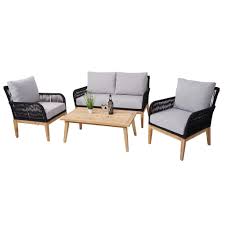 dieses gartenmobelset ist ein echter blickfang mit der materialkombination aus akazienholz welches ein unempfindlich wohnzimmertische sitzgruppe mobelideen
