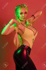 Discover the magic of the internet at imgur, a community powered entertainment destination. Sexy Hot Blonde In Leggings And Top Posing Stock Photo Picture And Royalty Free Image Image 129242758