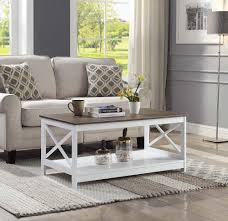 Convenience Concepts Oxford Coffee Table Multiple Colors Walmart Com In 2020 Coffee Table Farmhouse White Coffee Table Living Room Coffee Table