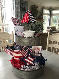 I love the wreath and the festive hair bow. 24 Best Diy Rustic 4th Of July Decorations For 2021