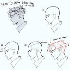 This tutorial will demonstrate how to draw short hair from the side and front. How To Hair Restofthefuckingowl