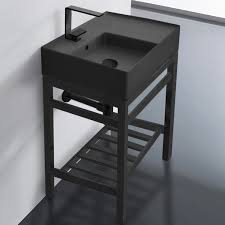 However, i have never seen this type of sink before, the manufacturer does not have any finish samples for me to test, and i have reservations about whether the finish will be easy to maintain. Scarabeo 5114 49 Con2 Blk Bathroom Sink Teorema 2 Nameek S