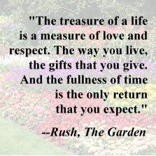 The Garden Rush Rush Lyrics Rush Band Quotes Great Song Lyrics