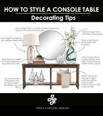 4 architect table lamp vs depending on how high they are, they will provide more illumination in a smaller radius or less in a. How To Decorate A Console Table Jenna Gaidusek Designs