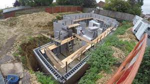 Diffeial settlement uneven settling of a building s foundation. New Build Project In Portsmouth Basement Construction Youtube