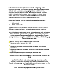 Bank dan kesatuan kredit tidak selalu. Syarikat Kewangan