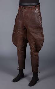Aviathor Leather Jodpurs Early 20th Century Historical Clothing Clothes Menswear