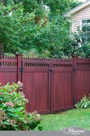 37 Incredible Vinyl Wood Grain Fence Images From Illusions Vinyl Fence Illusions Fence Wood Grain Fence Vinyl Fence Wood Grain Vinyl Fence