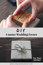 Diy Coaster Wedding Favors The Plaid Cavalier Wedding Coasters Favors Diy Coasters Tile Diy Wedding Coasters