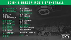 This was head coach scott drew's 16th season at baylor. Complete 2018 19 Men S Basketball Schedule Released University Of Oregon Athletics