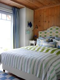 Check spelling or type a new query. Coastal Bedroom With Striped Bedding And Beadboard Paneling Hgtv