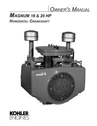 Magnum 18 20 Hp Owners Manual Kohler Engines