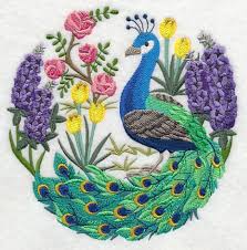 Peacock Scene Embroidered Waffle Weave Hand Dish Towel Etsy In 2020 Sewing Embroidery Designs Hand Embroidery Designs Crewel Embroidery Patterns