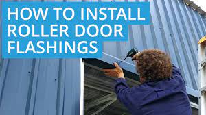 The problem could lie in the lock button or the safety reversing sensors. How To Install Roller Door Flashings For A Shed D I Y Roys Sheds Youtube