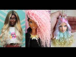 Diy Barbie Clothes Life Hacks Top 5 Diy Ideas For Barbie Doll Diy Ideas Youtube Barbie Hair Barbie Doll Hairstyles Barbie Hairstyle