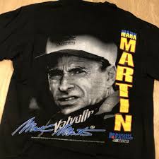 Vintage Double Sided Mark Martin T Shirt Size Large Black Nascar Chase Rap Rap Tshirts Raptshirts Rapshirts 5 With Images Rap Tshirts Rasta T Shirts Racing Shirts