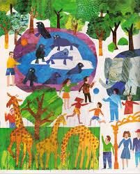 1 2 3 To The Zoo A Counting Book By Eric Carle Animal Illustration Illustration Illustration Art
