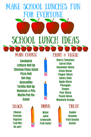 School Lunch Ideas Back To School School Lunch School