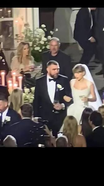 The first little glimpse into Taylor Swift's wedding at Madison Square  Garden has officially hit my feed and naturally my algorithm is now in full  wedding mode. I'll be patiently watching from