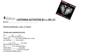 Puzzle piece english translation album. 1 788 Free Esl Songs For Teaching English Worksheets