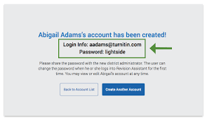 Below is a list of free turnitin account username and password set together for you to start accessing and using them for they are all working and active account tested. Creating A District Administrator Account