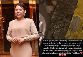 Percaya pada rezeki daripada allah. Saya Percaya Rezeki Allah Itu Luas Rita Sosilawati Dedah Ada Orang Tabur Beras Depan Kedainya