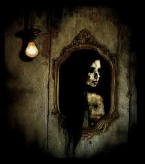 Really Scary Pictures Of Bloody Mary Hemming And Hawing Halloween Post The Bloody Mary Illusion A H S In 2018 Pinterest Dark Art And Horror