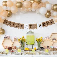 Bride To Bee Bridal Shower Party Decorations Celebrated Bridal Shower Party Theme Friends Bridal Shower Bridal Shower Party