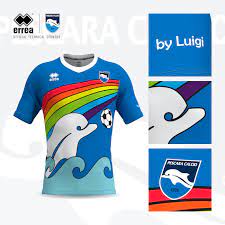 Gli ultimi movimenti di calciomercato, le news dagli spogliatoi. Pescara Calcio Realizzata La Maglia Disegnata Da Un Piccolo Tifoso Foto