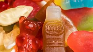Glucose syrup is made by breaking down glucose (aka sugar) molecules in starchy foods, like wheat or corn, through hydrolysis, a chemical reaction that essentially results in a concentrated, sweet liquid with a very, very high glucose content. Sweet Haribo And Their Successful Marketing Mix Marmind