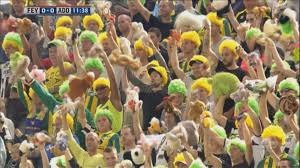 Ado den haag visits feyenoord in a regular season match. Feyenoord Rotterdam Vs Ado Den Haag Fans Lassen Kuscheltiere Regnen Welt