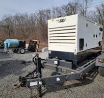 ATLAS CAPCO Trailer Mounted Generator - 60hz 120KW /150KVA 3 Phase, John  Deere 190hp Diesel