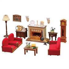 Luxury Living Room Set By Sylvanian Families Presents Of Mind