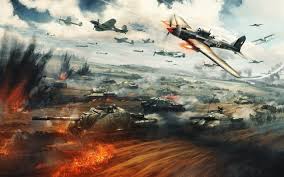 Download Wallpapers War Thunder 4k Tanks 2016 Games Fighters Besthqwallpapers Com War Thunder Fighter Nose Art