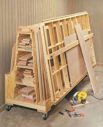 Workshop & garage modular workstation. Lumber Rack Plywood Storage Lumber Storage Lumber Storage Rack Wood Storage Rack Woodworking Shop Plywood Storage Wood Storage Rack Lumber Storage Rack