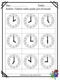 Prasekolah sk pesang begu lembaran kerja awal matematik. Latihan Matematik Mengenal Masa Dan Waktu Prasekolah 14 Kitpramenulis