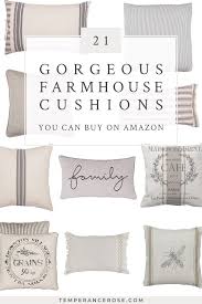 Pretty Farmhouse Throw Pillows You Can Buy On Amazon Farmhouse Throw Pillow Neutral Throw Pillows Amazon Farmhouse Decor