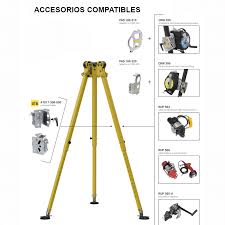 TRÍPODE RESCATE PARA TANQUES TM16 ➤ Orion Seguridad