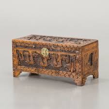 Shop with afterpay on eligible items. A Late 20th Century Oriental Carved Camphor Wood Chest Bukowskis