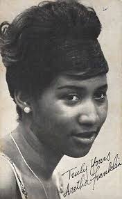 Aretha Franklin Recording Artist Music Vintage Arcade Card Postcard Size