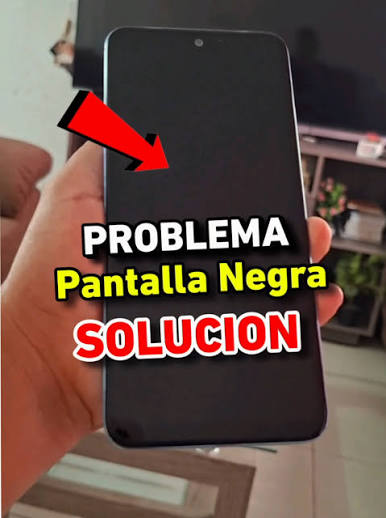 Imagen ilustrativa de un teléfono celular con problemas de pantalla