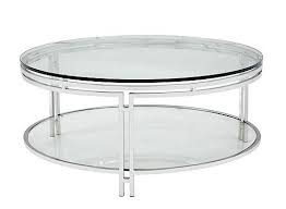 Andros Coffee Table Polished Steel Raymour Flanigan Coffee Table Glass Accent Tables Steel Coffee Table
