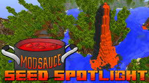 Biomes O Plenty Seeds Village Modsauce Seed Spotlight Village Volcano Bamboo Forest Near Spawn Youtube
