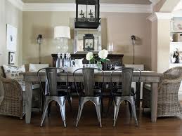 Is ready for cozy dinners with the family and late weekend brunches with friends. Industrial Chic Dining Room With Steel Chairs And Wood Table Hgtv