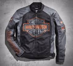 Men S Bar Shield Logo Mesh Jacket Mesh Jacket Harley Jacket Harley Davidson Jacket Men