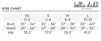 67 Unusual Bella Dahl Size Chart