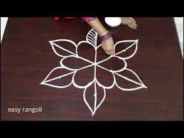 Creative Easy Free Hand Rangoli Designs Simple Kolam With Out Dots Latest Muggulu Patterns Youtube Simple Rangoli Rangoli Designs Kolam Designs